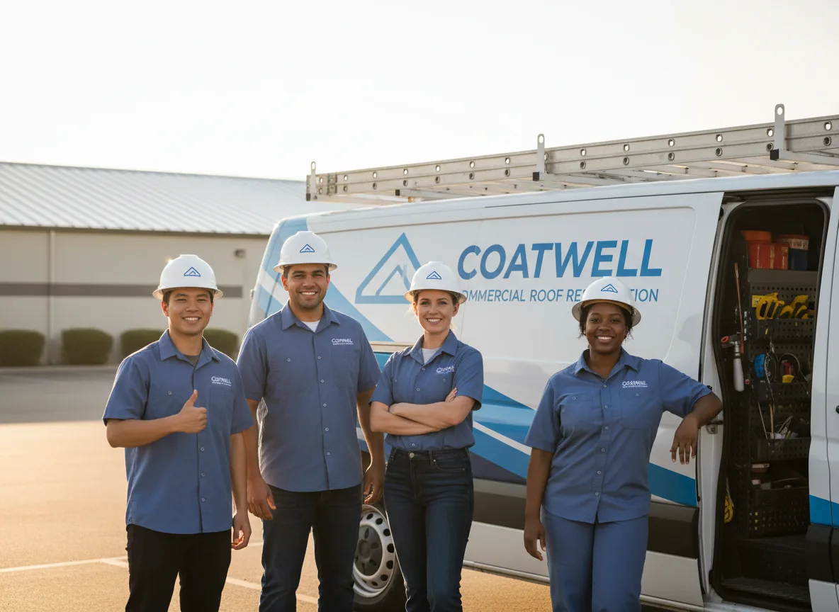 Commercial roof coating company in Burnside, IA